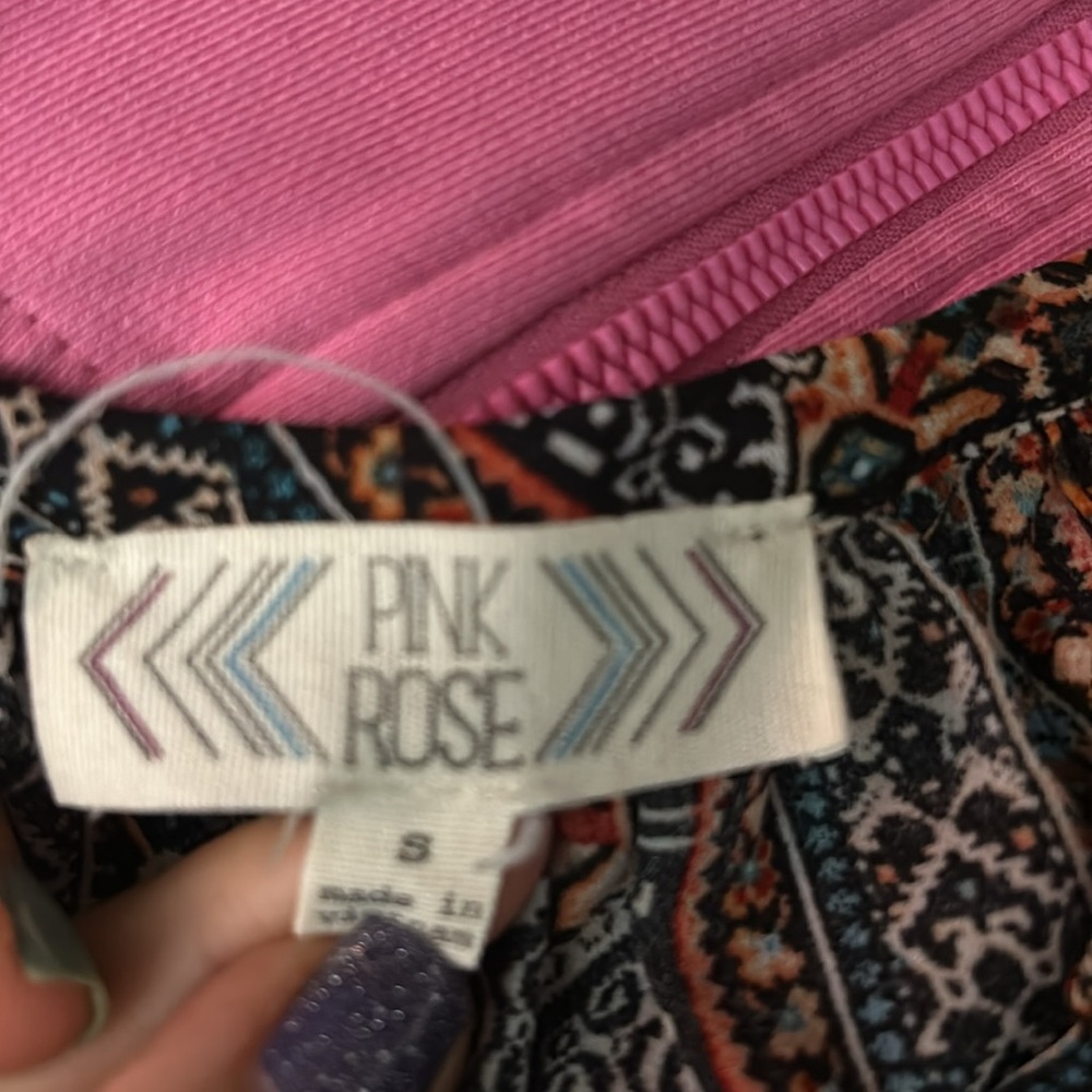 Pink Rose flowy top - Picture 5 of 5